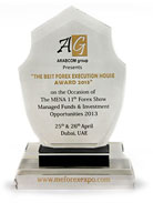 The best forex execution house award 2013